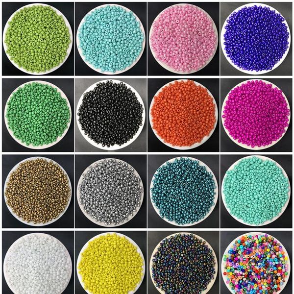 

500pcs m charm czech glass seed spacer beads diy bracelet necklace jewelry making accessories bbylvt, Black