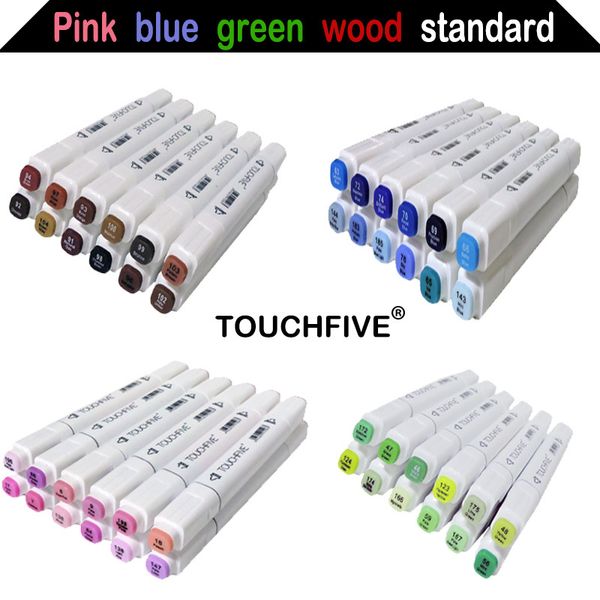 

sketch twin tip manga animation design supplies for painting illustration 12/24/30 colors touchfive art marker q1107