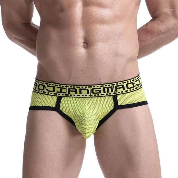 

breathable men underwear briefs low waist slip nylon cueca gay men underwear male panties comfortable briefs underpants1, Black;white