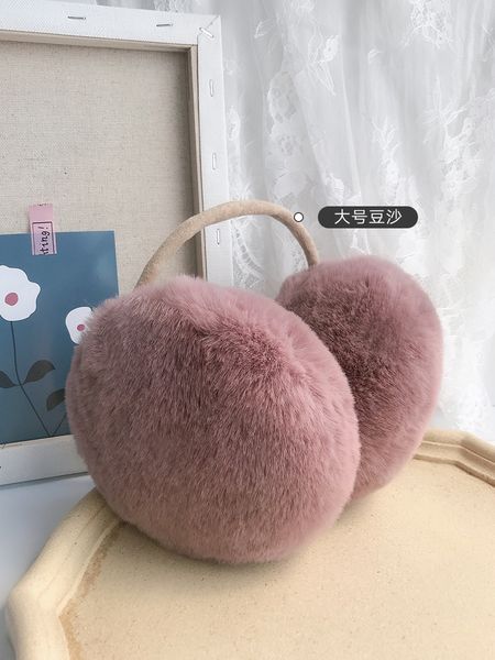 

cute korean version cap of warm female windproof bag fashion ear protection winter cycling plush anti ing earmuff