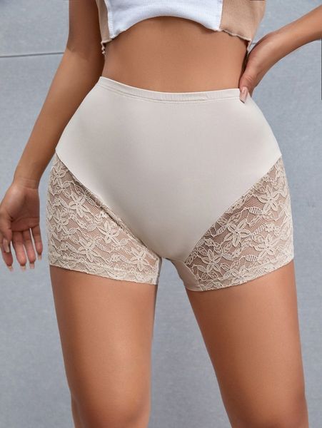 

solid contrast lace biker shorts e4yl#, Black