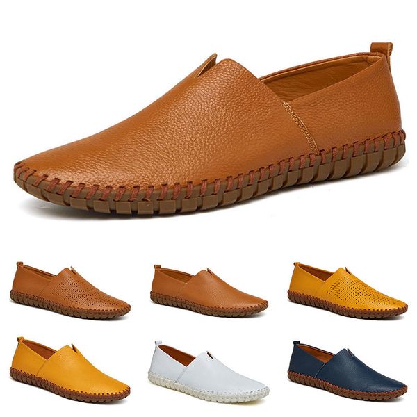 

fashion 38-50 eur new men's leather men's shoes candy colors overshoes british casual shoes espadrilles #nineteen, Black