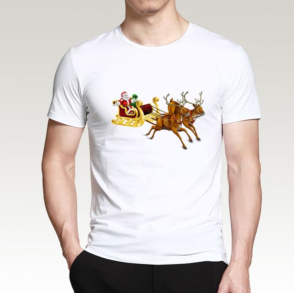 

santa claus rangifer fashion slim fit short sleeve merry xmas casaul fitness new streetwear sport hooded sweatshirt hoodie t shirt