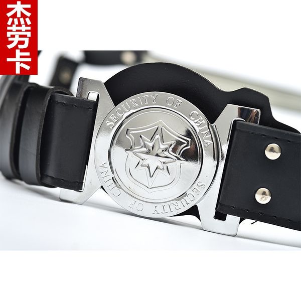 

gerauca security duty armed diagonal belt, Black;brown