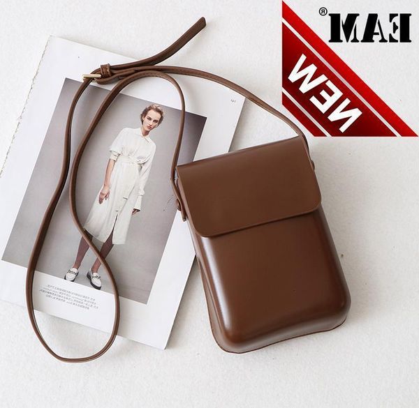 

[eam] women new khaki tide cute brief pu leather flap personality all-match crossbody shoulder bag fashion 18a0724