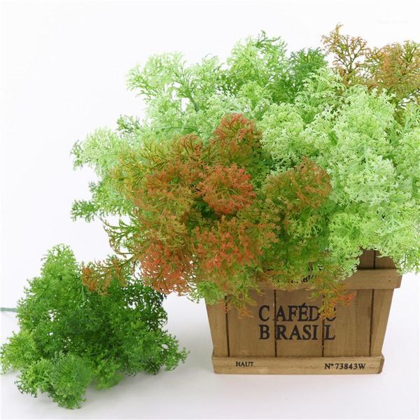 

decorative flowers & wreaths pinus artificial green plants grass fake floral plastic bryophyte leave plant flower branch1