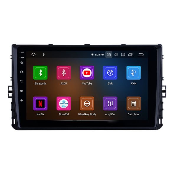 

9 inch android 10 car gps navigation for 2018 vw volkswagen universal support 3g/4g wifi radio bluetooth usb 3g