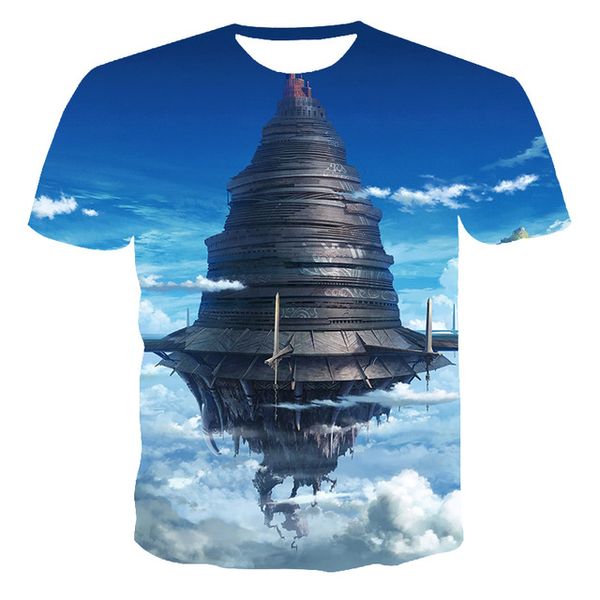 

anime style new anime print the men 3d print shirts harajuku hippie oversized men clothing