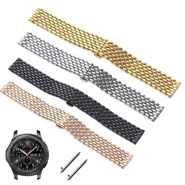 

22mm dragon stainless steel strap for samsung smart watch gear s3