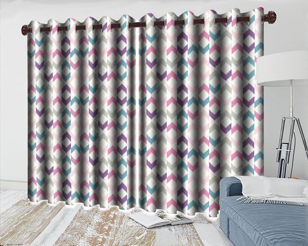 

3d living room curtain modern beautiful window 3d curtain exquisite figure 3d digital printing hd practical beautiful curtains