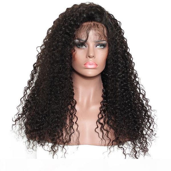 

brazilian lace front wig curly human hair wigs lace front human hair wigs for black woman deep curly human lace front wigs, Black;brown