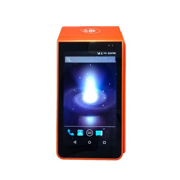 

4g mobile payment cashless android terminal all in one machine with printer