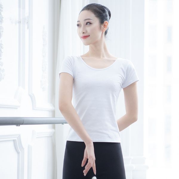 

womens round neck short sleeve shirt soild basic crop tee plus size white black, Black;red