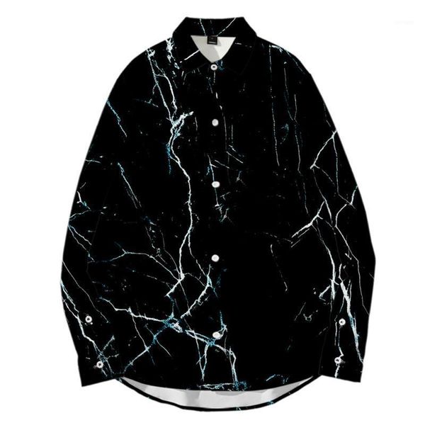 

new fashion 3d men's shirt harajuku long sleeve men shirts casual button down hawaiian shirt slim fit japanese streetwear1, White;black