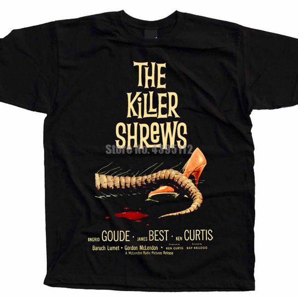 

the killer shrews movie poster mens tee shirt fitness clothing tshirts cool logo t shirt 100% cotton sport hooded sweatshirt hoodie