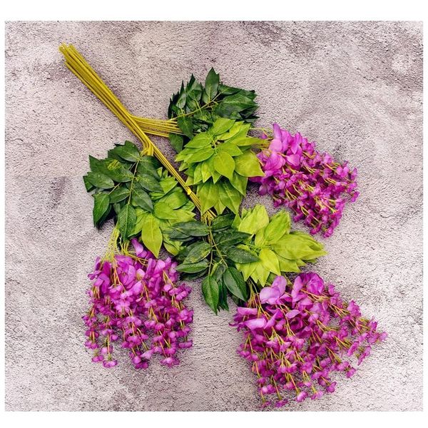 

wisteria wedding decor artificial decorative flowers garlands for festive party wedding home supplies multi jllago sport77777
