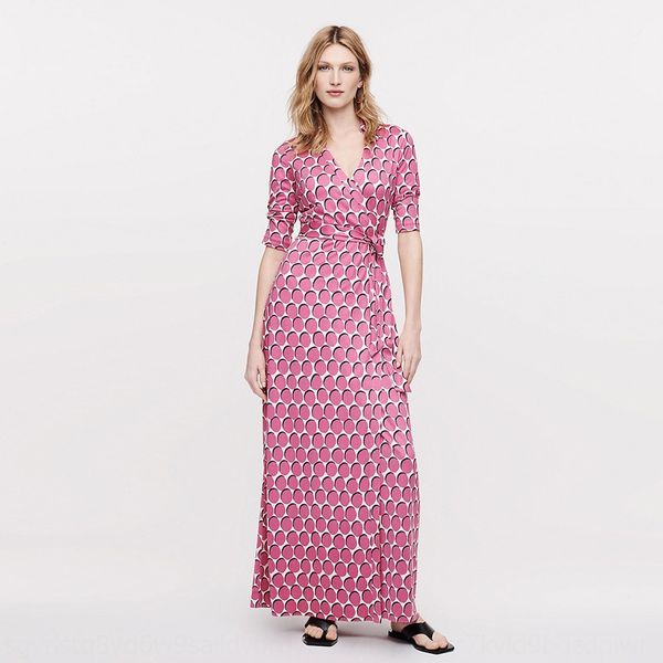

autumn long skirt new pink collar 5 4 sleeve wrap dress slim and long dress fklot, Black;gray
