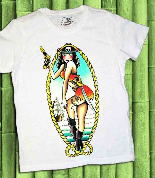 

summer short sleeved short sleeve fitness pirata traditional 2014 old tattoo slub o neck tee sport hooded sweatshirt hoodie men t shirt