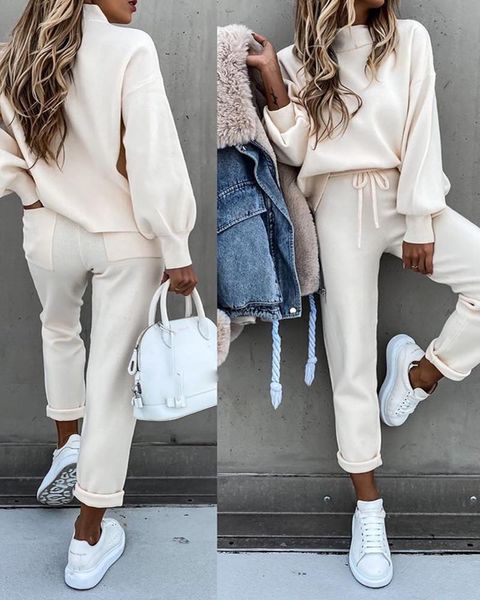 

winter autumn two piece set tracksuit women velvet plus oversize sweatshirts chandal mujer invierno casual femme suits pant, Gray