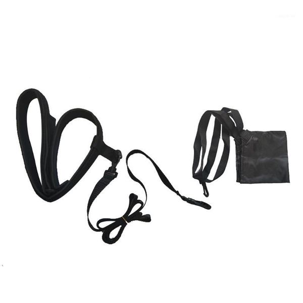 

pool & accessories kid exerciser adjustable size with drag parachute elastic strength training swim resistance belt swimming webbing1