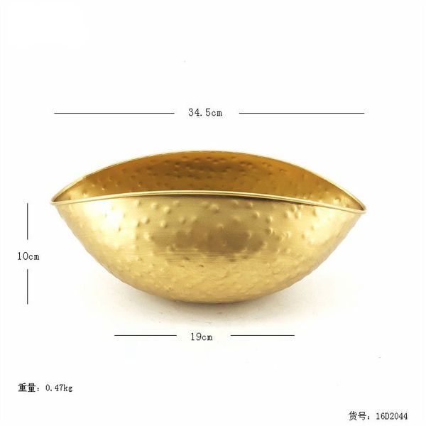 

large size golden pot vase jewelry pot handmade iron flower pot home l decorative orchid metal