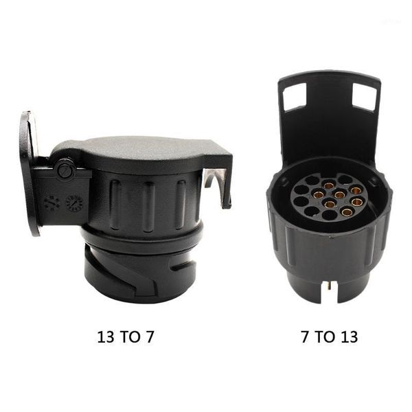 

convenient replace car accessories 12v car trailer truck 13 pin to 7 pin plug adapter 7 to 13 converter1
