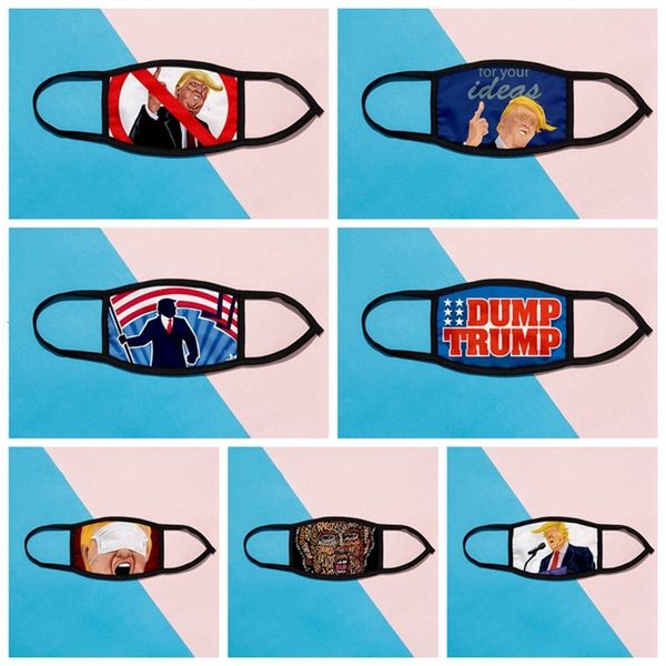 

donald trump 2020 maks presidential election designer mask kids fashion anti dust cotton silk face masks 7styles rra3191 b12