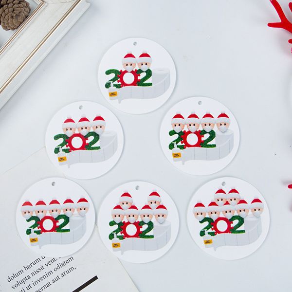 

diy christmas ornaments decorations round square shape decorations transfer printing blank consumablechristmas tree pendant 200pcs t1i2495