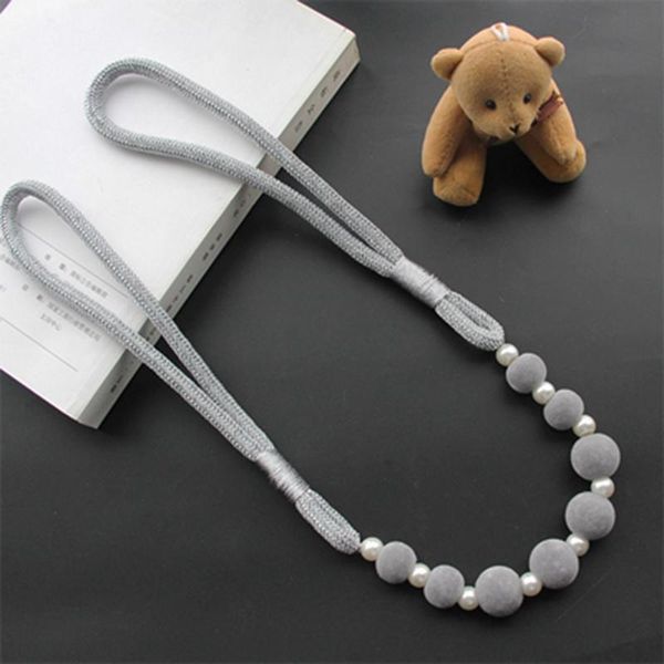 

1pc pompom rope clips curtain tieback buckle strap window drape holdbacks home decorative elegant living room accessories h jllaki