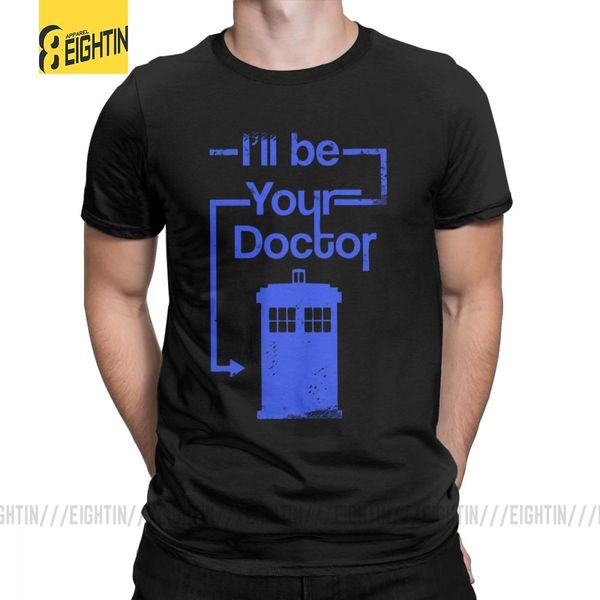 

doctor who i'll be your doctor short sleeve vintage crew neck pure normal sport hooded sweatshirt hoodie men t shirt