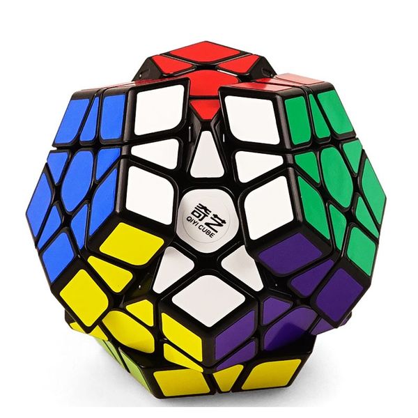 

qiyi qizheng s megaminxeds speed ​​magic cube профессия nickerless qi zheng 12 стороны головоломки кубики развивающие игрушки для детей jllo, Black;red
