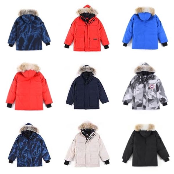 

wholesale-2020 fashion new autumn winter men's winter canda coat warm slim plus size xxxl cotton men jacket male boy's jacket w #q, Black