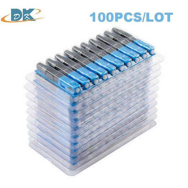 

fiber optic equipment 100pcs sc quick single mode conecteur rapide fibre upc 100 connector apc embedded cold sc/upc