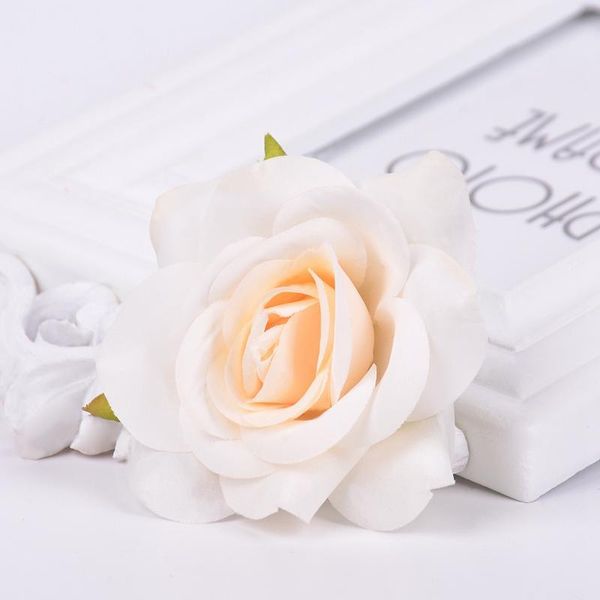 

5pcs/lot artificial flower silk rose handmade wreath gift accessories for wedding home decoration diy bridal garland fak bbyhll
