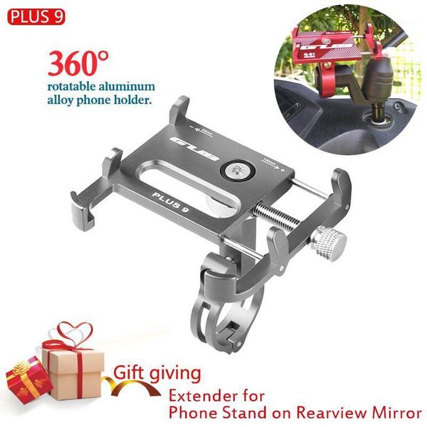 

new rotating mobile phone holders stands bike bicycle motorcycle mobile phone holder gub plus 9 for 3.5"to7.5" smartphones1
