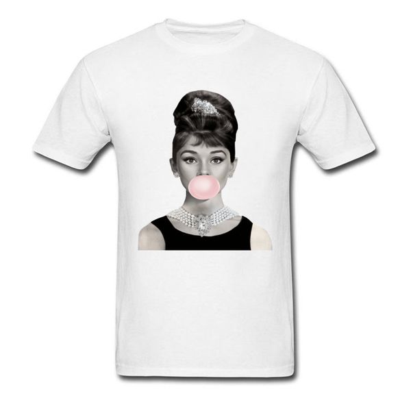 

audrey hepburn pink bubble gum for summer/fall pure short sleeve 3d printed tees sport hooded sweatshirt hoodie t shirt