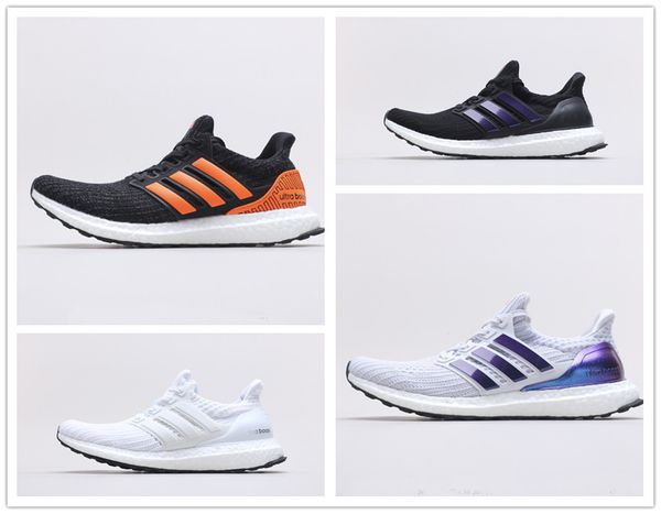

new ultraboost 4.0 тройной черный белый многоцветный oreo chaussure женщины, работающие тренеры обувь мужская ultraboost 4.0 sneaker reac, Black