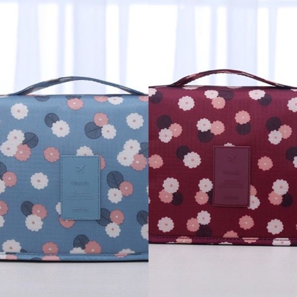 

cmopn new travel hanging decor hook wash storage mshrs capacity make up multifunctional storage bag wash bag large