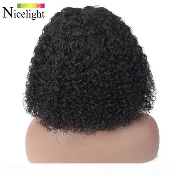 

nicelight hair jerry curly short bob wigs brazilian remy hair wigs 13x4 lace front wig 100% human hair wigs for black women