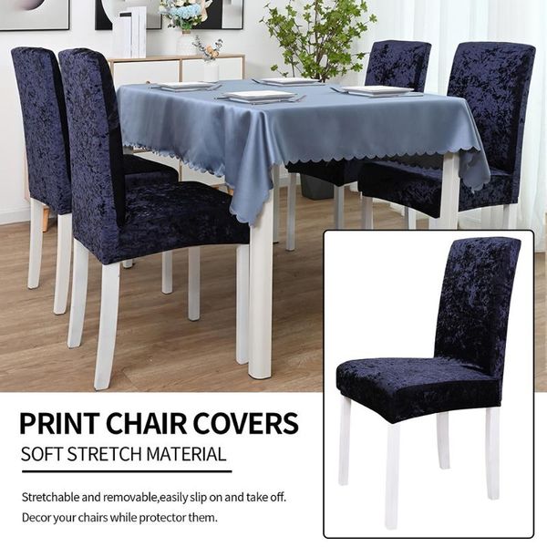 

kitchen multifunction stretchy chair slipcover for dining room home l wedding party soft restaurant anti scratch washable