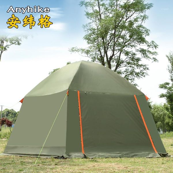 

tents and shelters 5-8 person double layer family beach party camping outdoor gazebo sun shelter mosquito net pergola1