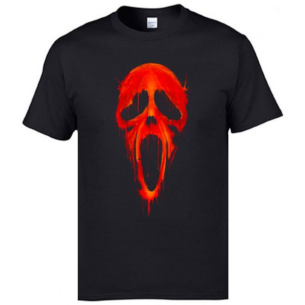 

red bloody scream skull hallowmas friday the 13th 100% cotton crewneck man comfortable men hoodie designers t shirts sweatshirt