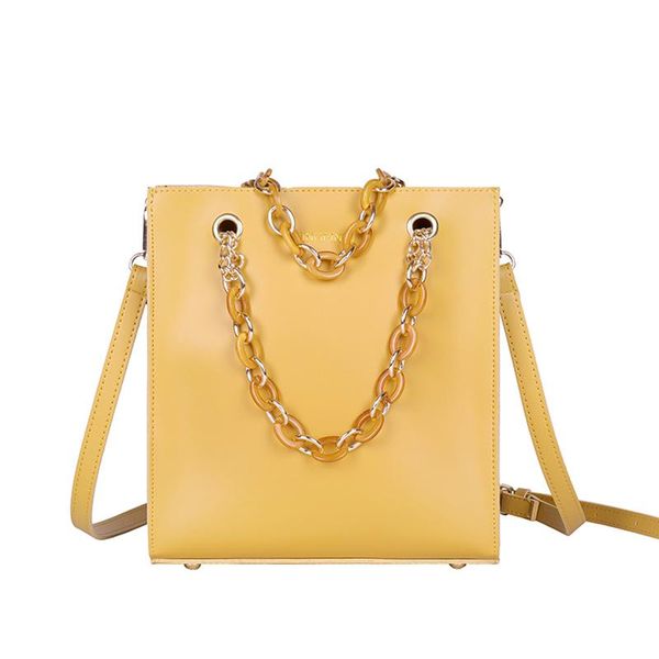 

fansiman brand women's handbags luxury pu leather candy color tote bag chains shoulder bag 2021 designer messenger crossbody