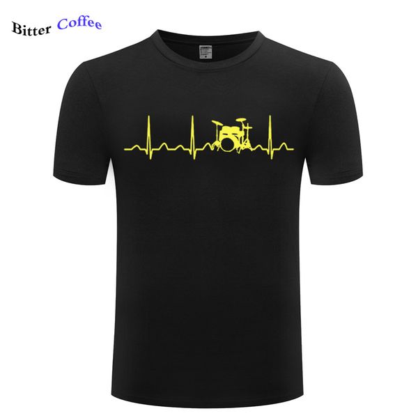 

new summer fashion custom printed t shirts men's short sleeve o-neck drums drummer heartbeat t-shirt sport hooded sweatshirt hoodie