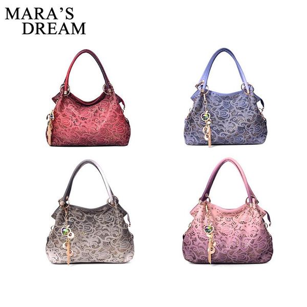 

mara's dream brand medium large capacity ladies handbags totes zipper tassel hollow out shopping women crossbody shoulder bag