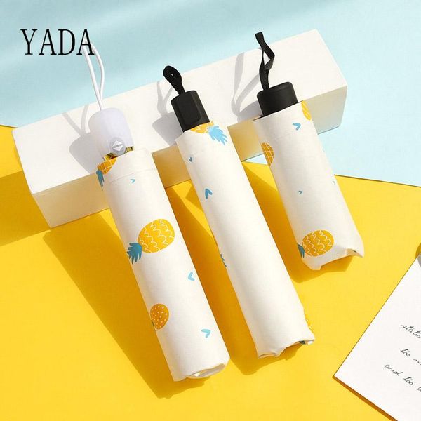 

yada ins design fruit pineapple umbrellas creative folding rainy child umbrella for women men lovely umbrella yd200040 wmtvty xhhair