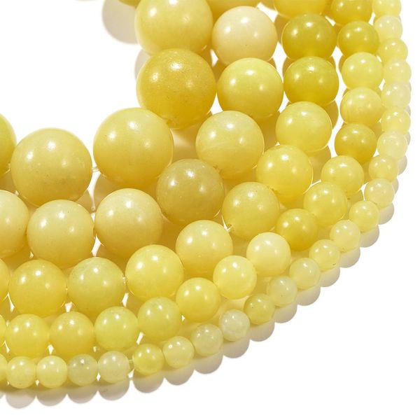 

1strand lot 4 12mm polishing natural yelk yellow agates stone round loose beads for jewelry making necklace bracelet wholesale h bbylyl, Silver