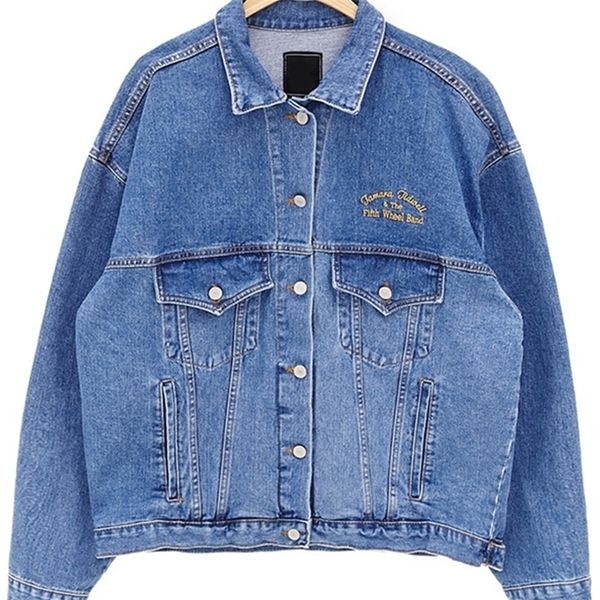 

n2008 j40780 jeans coats loose casual style denim jackets 201210, Black;brown