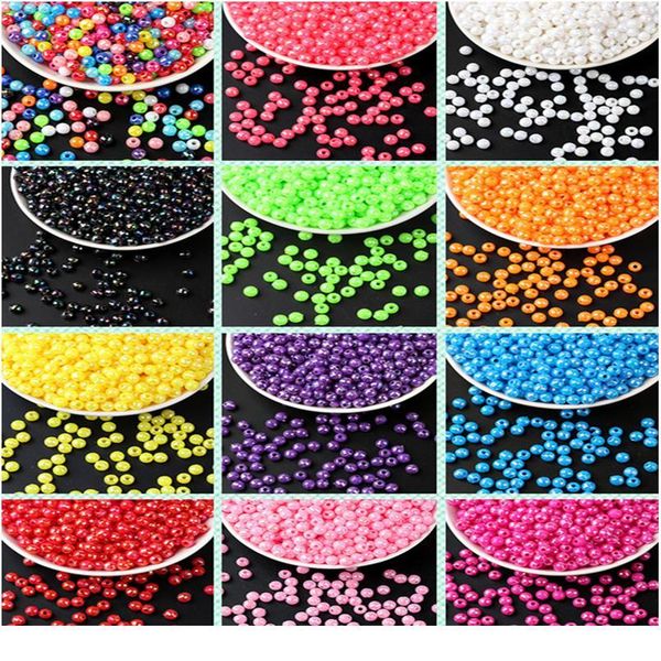 

color earth beads ab color beads diy bracelet, necklace, doll, acrylic loose beads6mm*100pcs col bbymnl