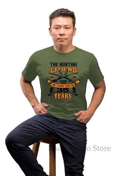 

35th birthday bday gifts for hunters outdoorsman hunting clothes b day the hunting legend for 35 year old sport sweatshirt hoodie t shirt